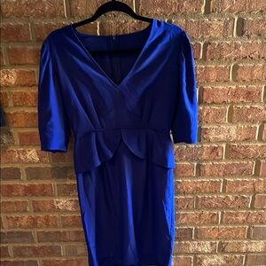 Elegant Blue Women's Dress